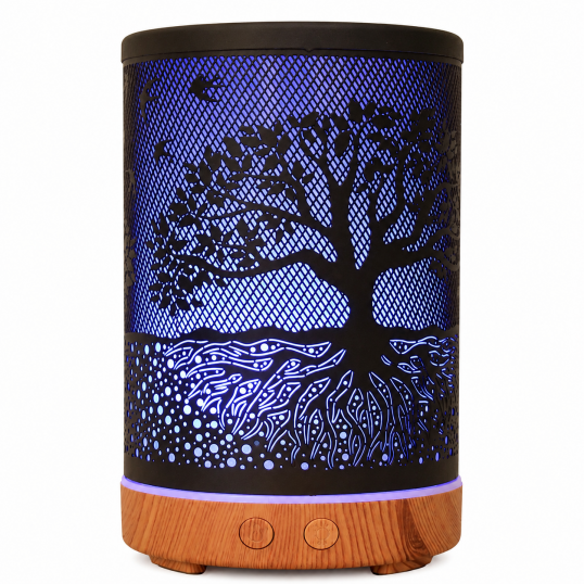 Diffuseur d'huiles essentielles Cylindre Arbre de Vie - 16 cm