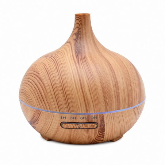 Diffuseur d'huiles essentielles brumisateur - effet bois - 400 ml