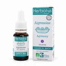 Agrimony - Aigremoine n°1 - Fleur de Bach Bio - 15 ml