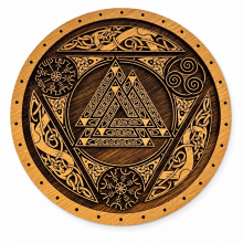 Magnifique coffret de runes Valknut