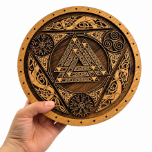 Magnifique coffret de runes Valknut