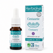 Centaury - Centaurée n°4 - Fleur de Bach Bio - 15 ml