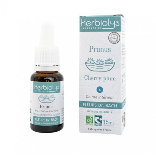 Cherry Plum - Prunus n&deg;6 - Fleur de Bach Bio - 15 ml