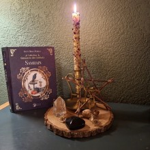 Bougie rituelle Samhain