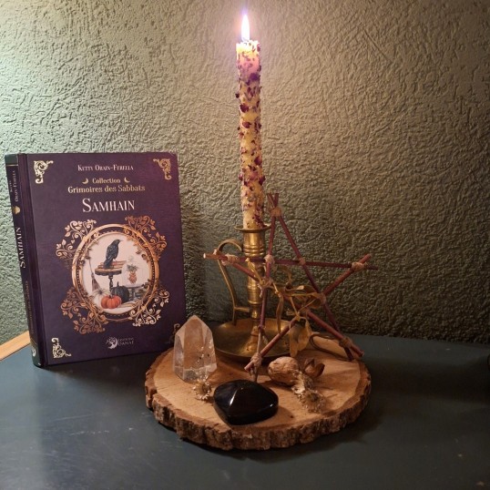 Bougie rituelle Samhain