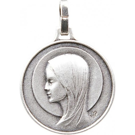 Médaille argentée de la Vierge Marie