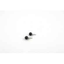 Shungite - Boucles d'oreilles Anna