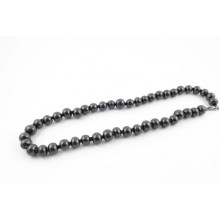 Shungite - Collier perles "cubes" et perles noires