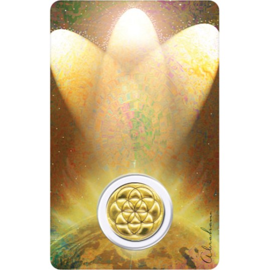 Carte médaille - Archange Sandalphon