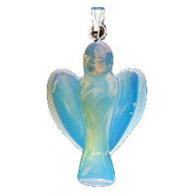 Pendentif - Ange - verre opale