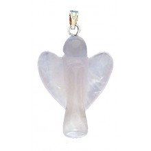 Pendentif - Ange - Quartz rose