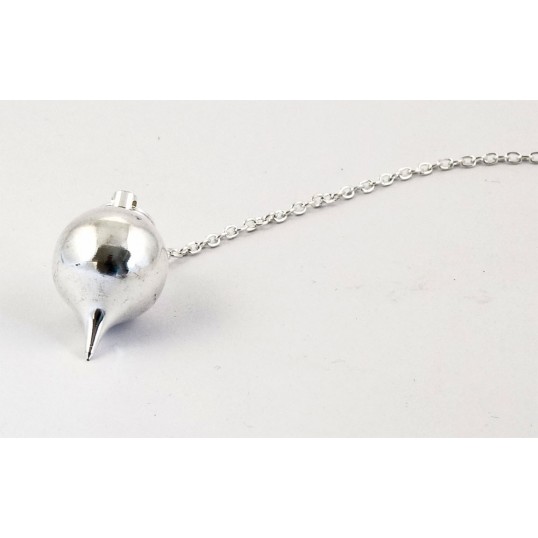 Pendule - goutte argent