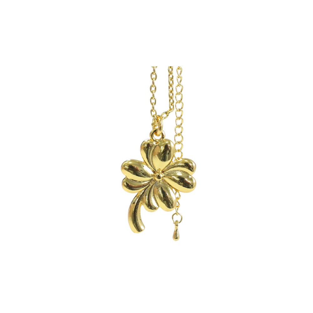 Pendentif Trèfle à 4 Feuilles En Argent Massif 925 - Porte-bonheur - Bijouxia