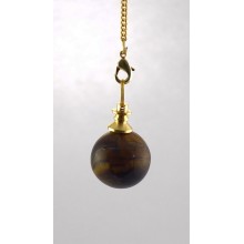 Pendule - Boule en oeil de tigre