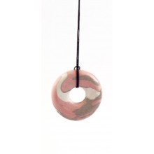 Pendentif Pi - rose corail