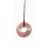 Pendentif Pi - rose corail
