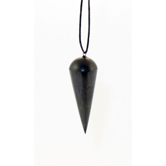 Shungite - Pendule cône en shungite