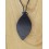 Shungite - Pendentif p&eacute;tale