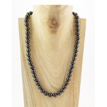 Shungite - Collier en perle de haute qualité