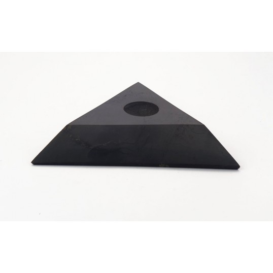 Shungite - Support sphère triangulaire - grand