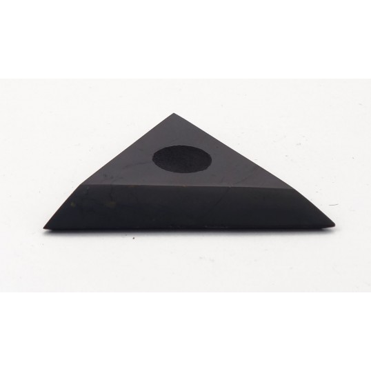Shungite - Support sphère triangulaire - petit