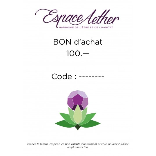 Bon cadeau de CHF 100.--