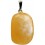 Pendentif en calcite orange