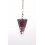 Pendule orgonite violet