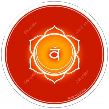 Disque harmonisant - 2ème chakra - orange