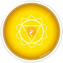 Disque harmonisant - 3ème chakra - jaune