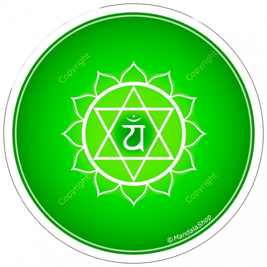 Disque harmonisant - 4ème chakra - vert