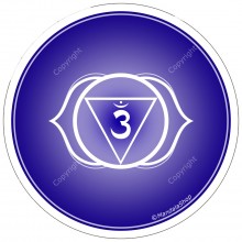 Disque harmonisant - 6ème chakra - indigo