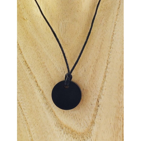 Shungite - Pendentif rond 2cm