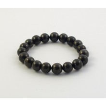 Shungite - Bracelet - sphères - 10mm