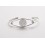 Bracelet - fleur de vie avec topaz blanche
