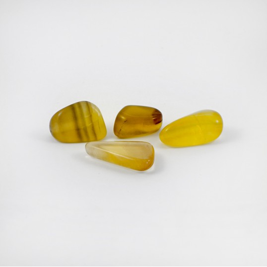 Pierres roulées - Fluorite jaune