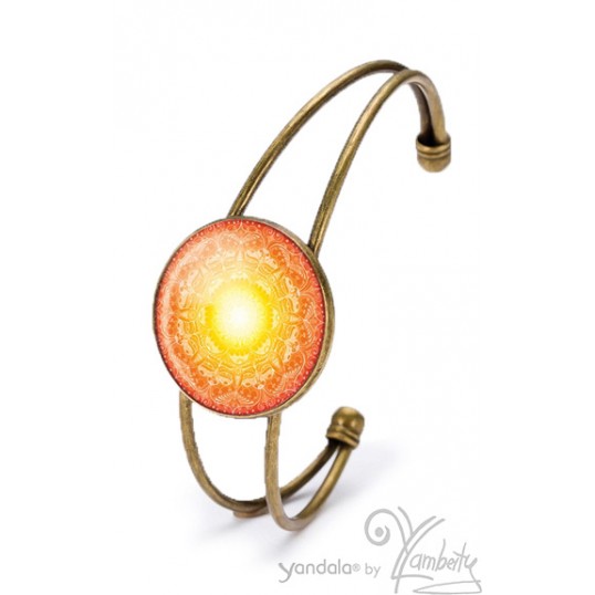 Bracelet Yandala - douce chaleur - laiton vieilli