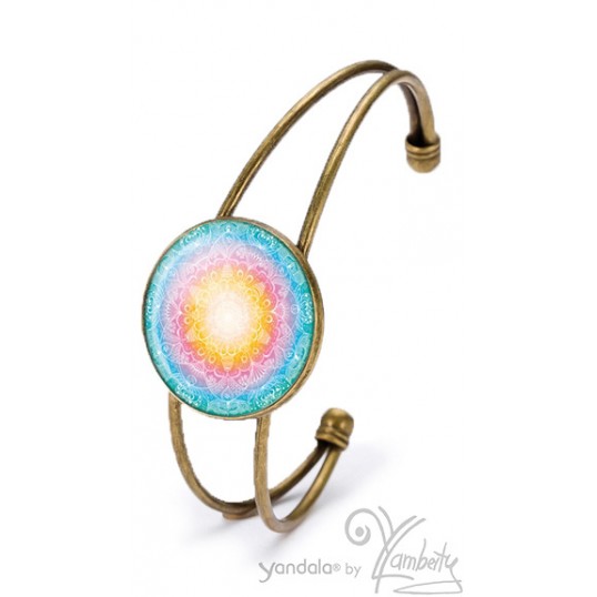 Bracelet Yandala - Illumine le monde - laiton vieilli