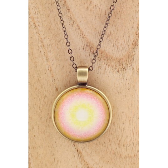 Pendentif Yandala - a tes côtés - laiton vieilli