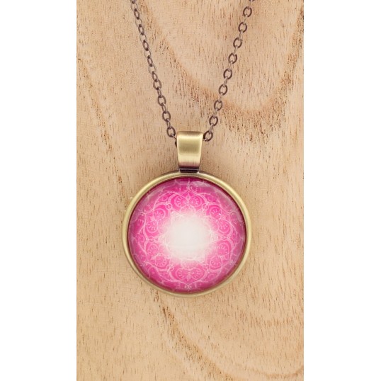 Pendentif Yandala - Amour - laiton veilli