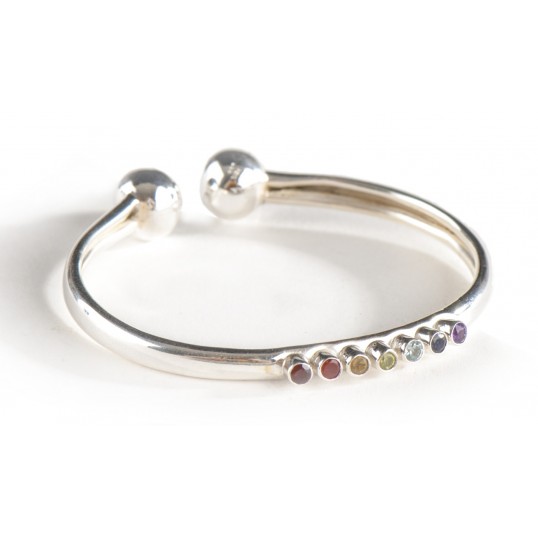 Bracelet souple - 7 chakras