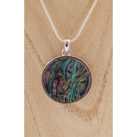 Pendentif - Lotus coquillage Paua