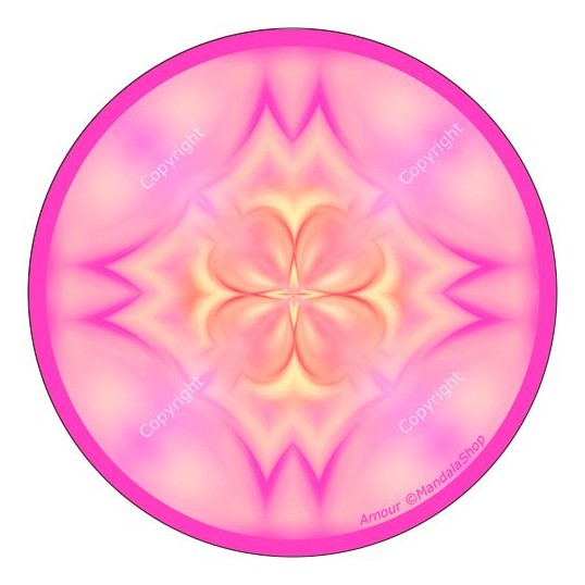 Disque harmonisant - Mandala Amour