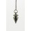 Pendule - Triangle - laiton finition platine