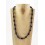 Shungite - Collier en perles torsadées