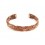 Bracelet cuivre - tress&eacute;