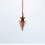 Pendule rainuré cuivre