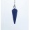 Pendule pointe hexagonale - lapis lazuli