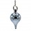 Pendule - poire chrome