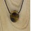 Pendentif pierre percée - oeil de tigre